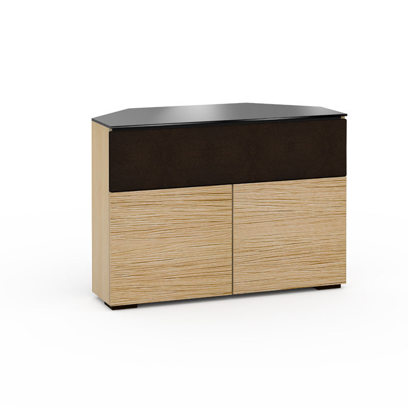 Salamander Denver 329 Natural Oak Corner AV Cabinet – Space-Saving Design