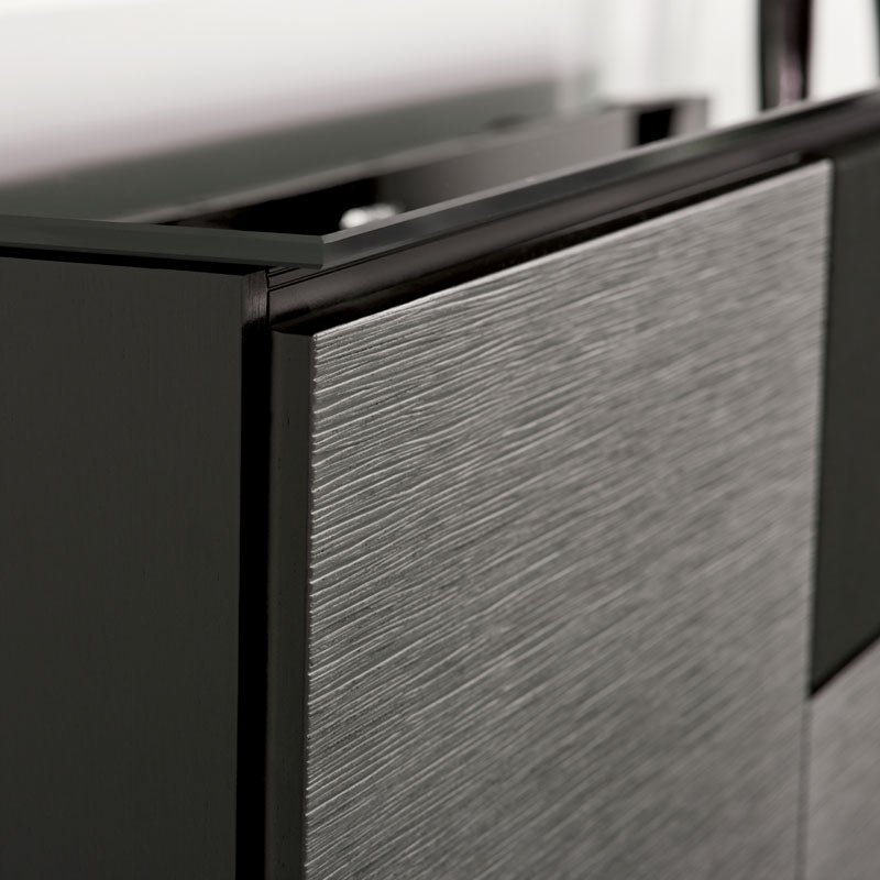 Salamander Chicago 245 Black Oak AV Cabinet – Quad-Width Media Storage