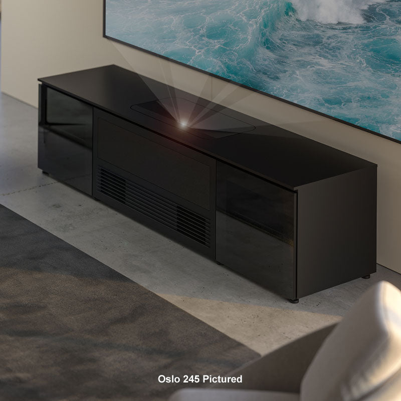 Salamander 245 Cabinet for Epson LS800 Projector Integrated Home Theater Gloss White