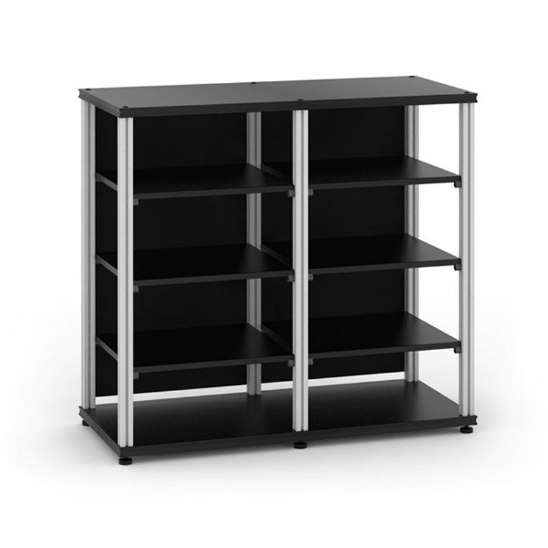 Salamander Synergy Twin 40 Black Oak Door System with Durable Aluminum Posts