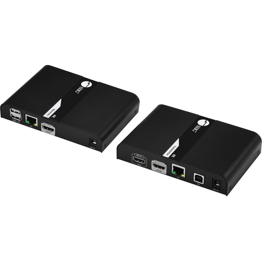 SIIG HDMI 4K30Hz KVM over IP Extender 328ft CE-H25H11-S1