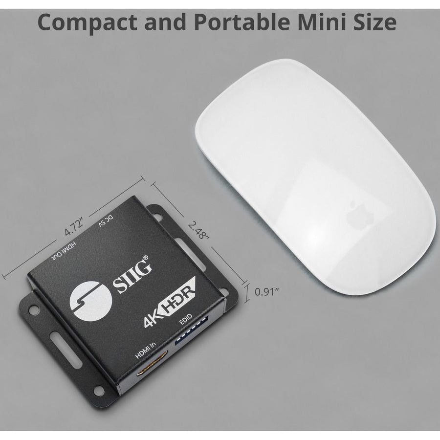 SIIG HDMI 4K60Hz EDID Emulator CE-H24Z11-S1