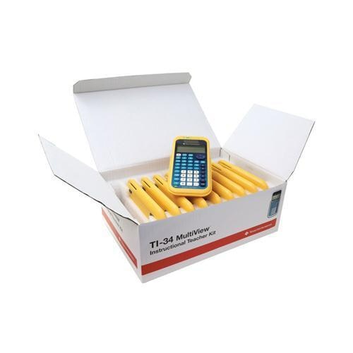 STRATEGIC SOURCING 10-Calculator Set with Storage Box & 34MV/TKT for Classroom & Office