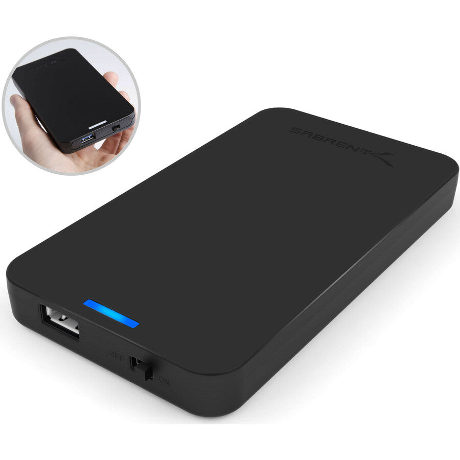 Sabrent Ec-Uasp Drive Enclosure - Usb 3.0 Host Interface - Uasp Support External - Black