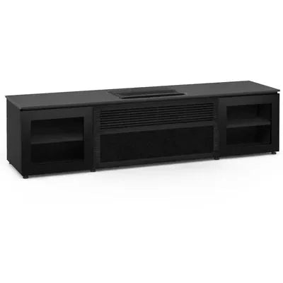 Salamander 245 Cabinet for Hisense PX-3 PRO Projector Integration, Oslo Black Glass