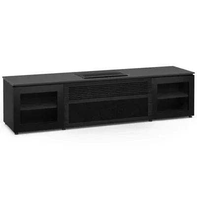 Salamander 245 Cabinet for Integrated Hisense L9Q Projector – Sleek Oslo Black Glass