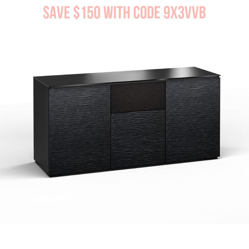 Salamander Chicago 336 Black Oak Media Cabinet – Timeless Design