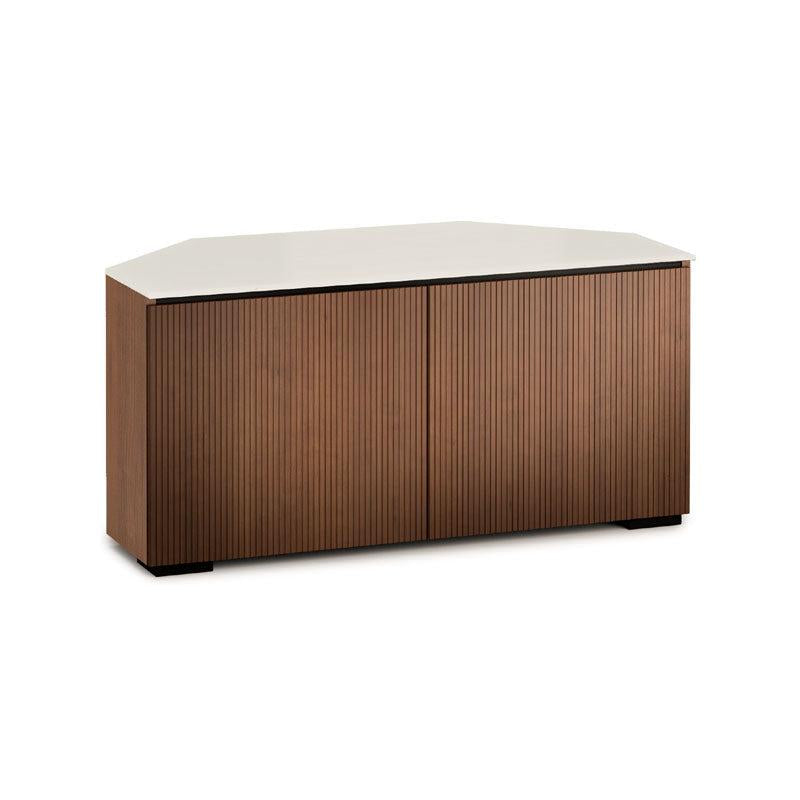 Salamander Manhattan 221 Corner Storage Unit with Matte Taupe Glass Top