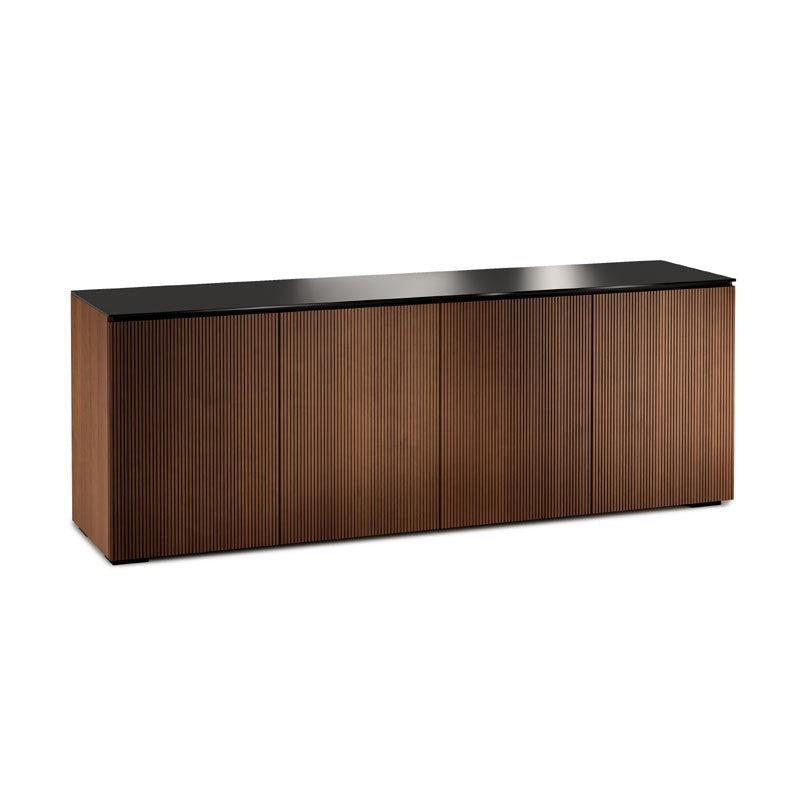 Salamander Manhattan 347 Medium Walnut Doors & Black Glass Top Set