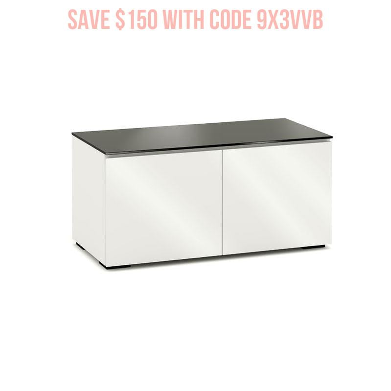 Salamander Miami 221 Gloss White Black Glass Front – Sleek Handleless Design