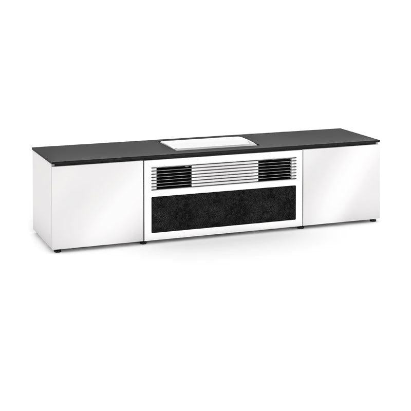 Salamander Miami 245 Gloss White Cabinet for Samsung SP-LSP9TF Projector Integration
