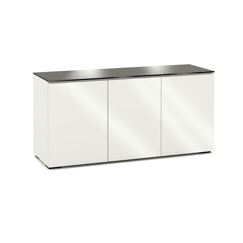 Salamander Miami 337 Gloss White Black Glass Modern Centerpiece