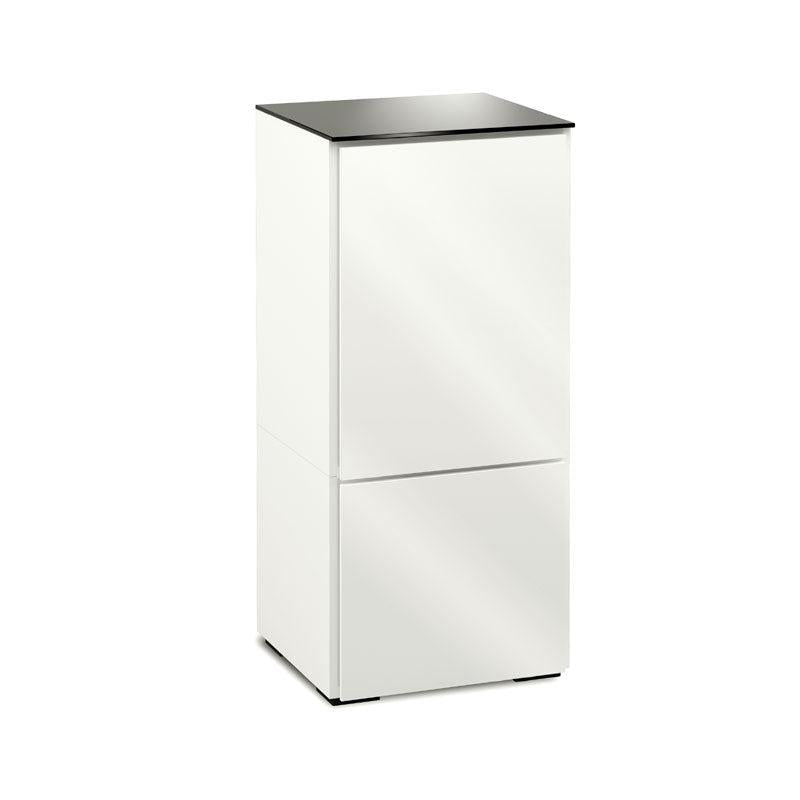 Salamander Miami 517 Gloss White & Black Glass Cabinet Front – Modern Design
