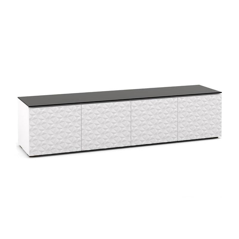 Salamander Milan 247 Coffee Table White/Black Glass Modern Design