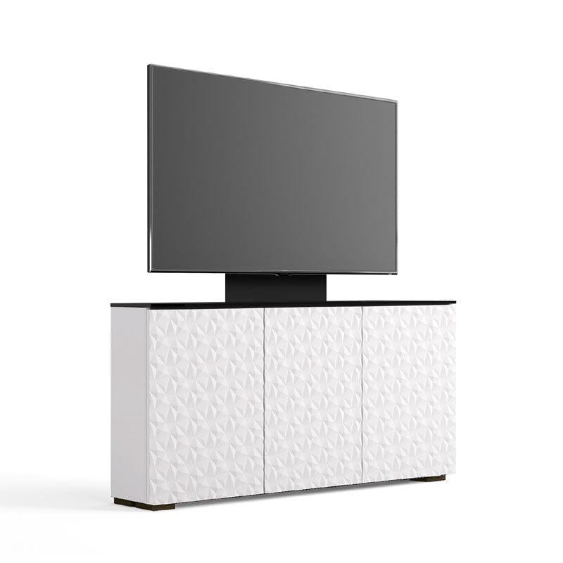 Salamander Milan 337 Low Profile Media Console w/ TV Mount – Sleek AV Furniture