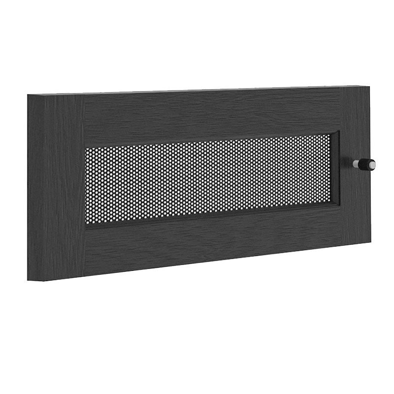 Salamander S10 Black Oak Interior Door with Perforated Steel Insert