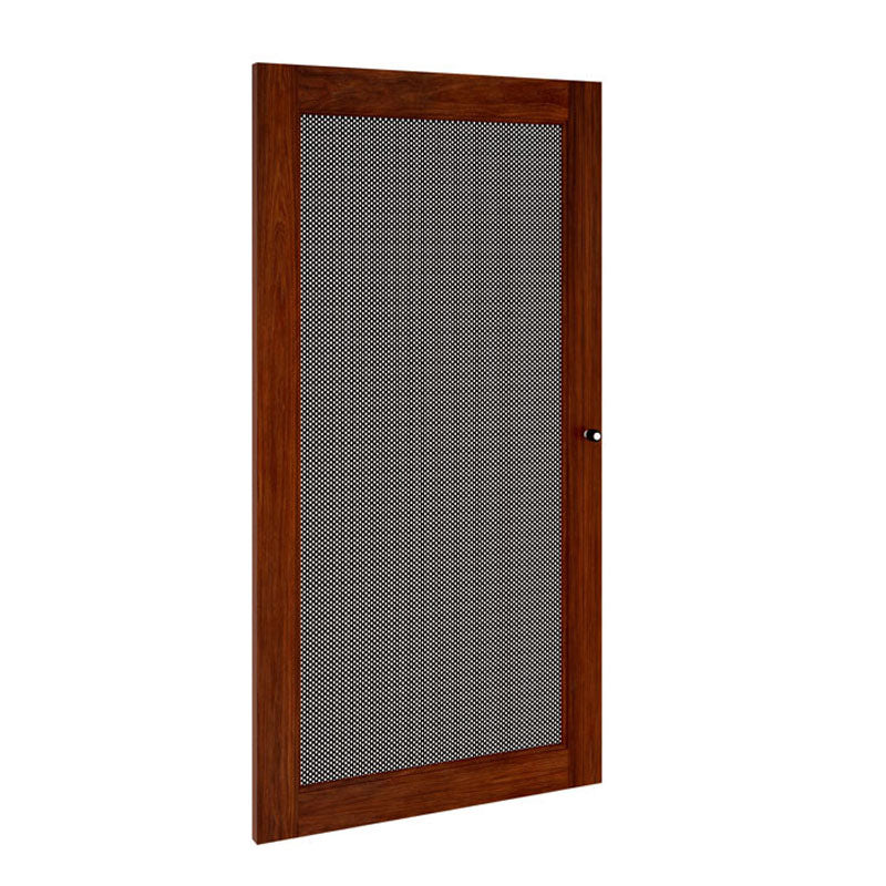 Salamander S40 Walnut Door with Perforated Steel Insert for AV Cabinets
