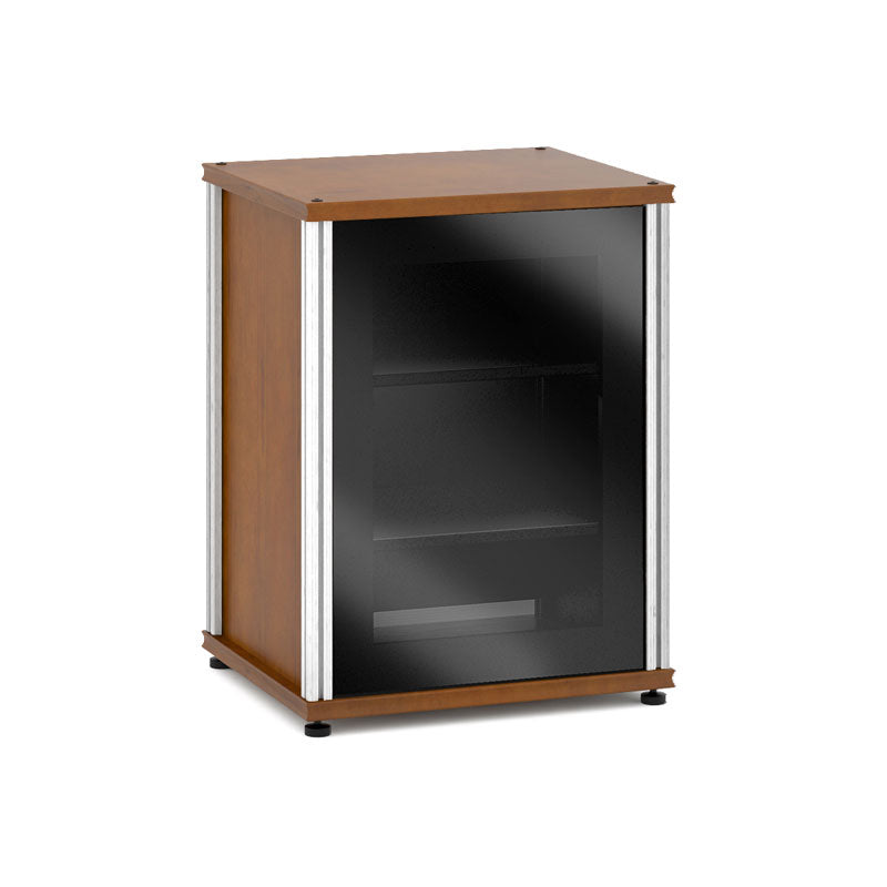 Salamander Synergy Single Box 303 AV Cabinet – American Cherry & Black Glass