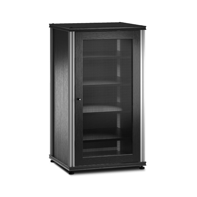 Salamander Synergy Single Box 402 Black Oak with Aluminum Posts – Modular Display