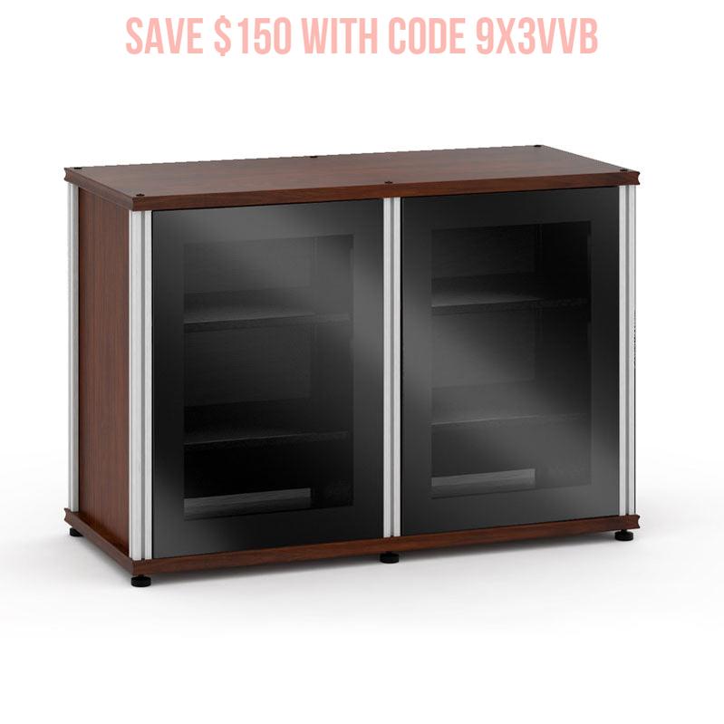 Salamander Synergy Single Box SB323W/BG/A – Durable Dark Walnut Glass Enclosure