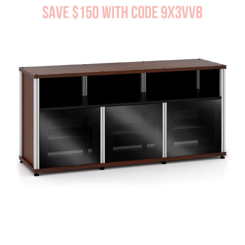 Salamander Synergy Single Box SB339W/BG/A Dark Walnut Storage Module