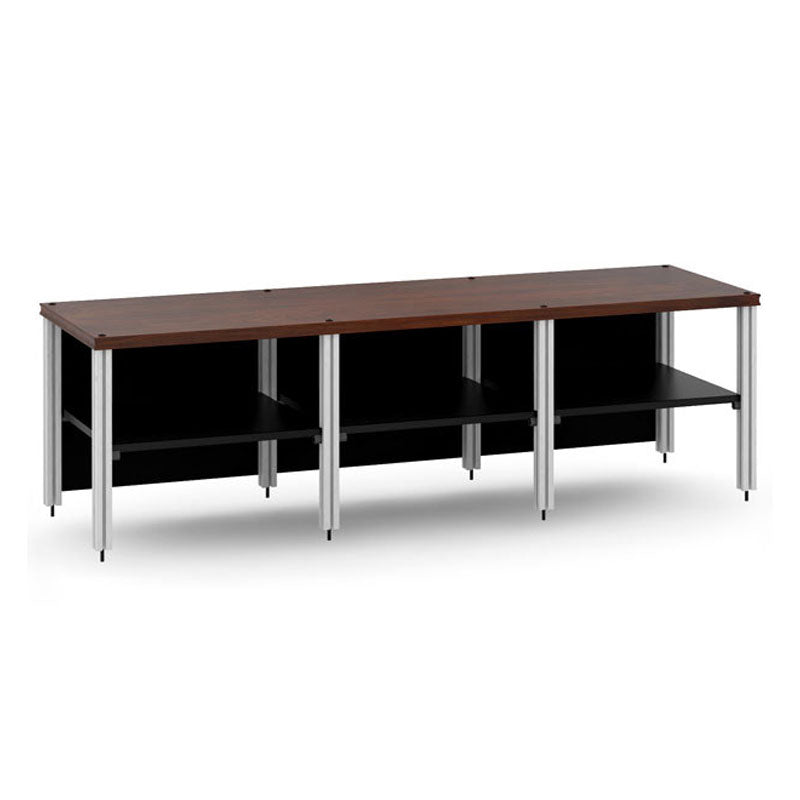 Salamander Synergy Triple 20 Extension Walnut with Aluminum Posts SLX20W/A