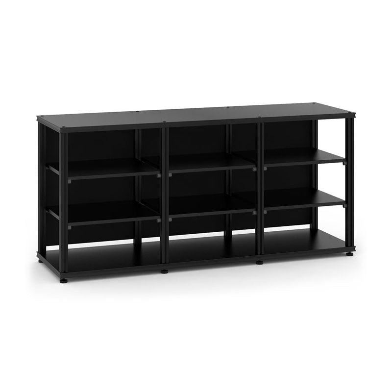 Salamander Synergy Triple 30 AV Cabinet Black Oak - Premium Home Theater Storage