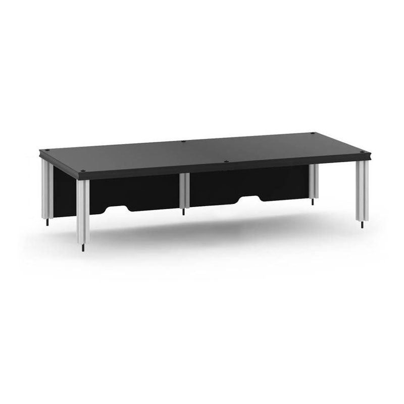 Salamander Synergy Twin 8.5" Black Oak Riser with Aluminum Posts for Stable Panel Mounting