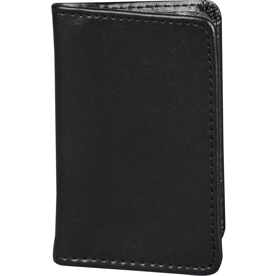Samsill Regal Carrying Case (Wallet) Business Card - Black