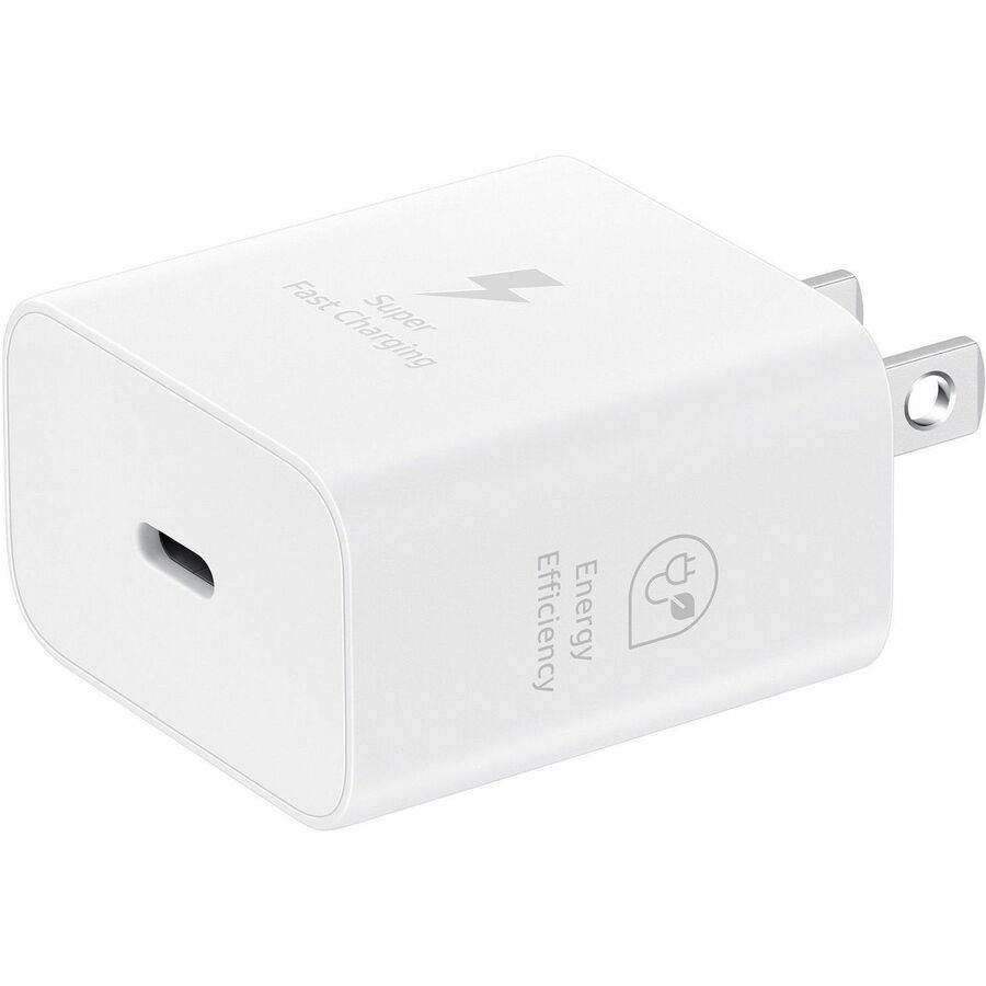 Samsung 25W PD Power Adapter with USB C Cable, White EP-T2510XWEGUS