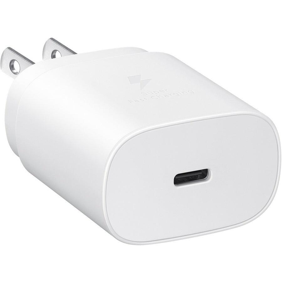 Samsung 25W USB-C Fast Charging Wall Charger, White