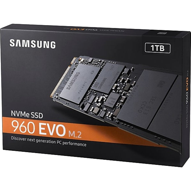 Samsung 960 EVO MZ-V6E1T0BW 1 TB Solid State Drive - M.2 Internal - PCI Express (PCI Express 3.0 x4)