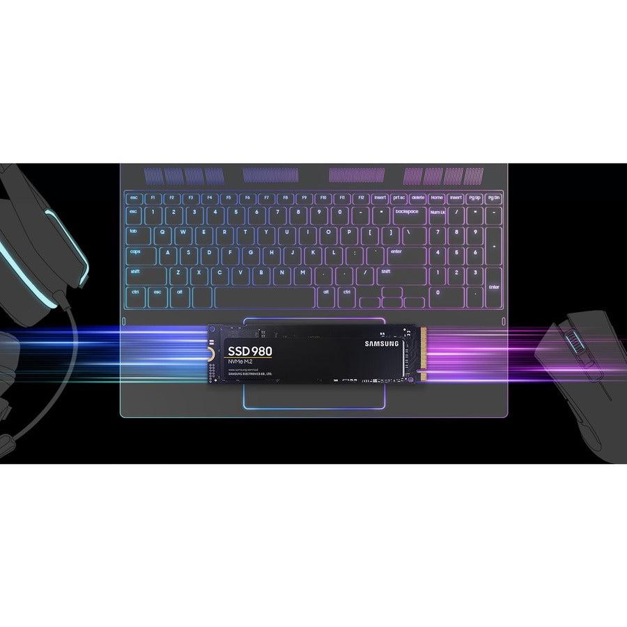 Samsung 980 M.2 2280 500Gb Pci-Express 3.0 X4, Nvme 1.4 V-Nand Mlc Internal Solid State Drive (Ssd) Mz-V8V500B/Am