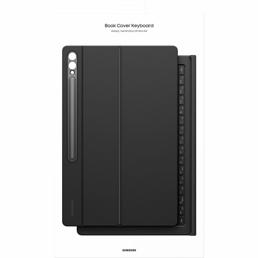 Samsung Book Cover Keyboard/Cover Case (Book Fold) Samsung Galaxy Tab S9 Ultra Tablet -