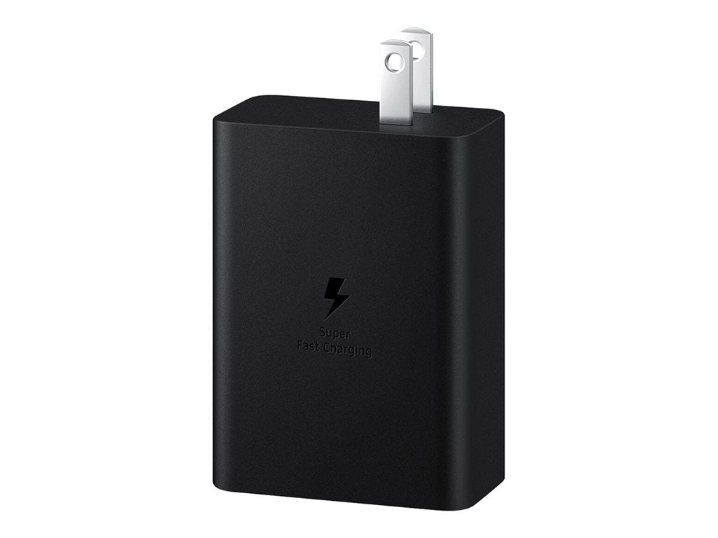 Samsung EP-T6530 - Power adapter - 65 Watt - 3.5 A - PD 3.0, QC, AFC, SFC, SFC 2.0 - 3 output connectors (USB, 2 x USB-C) - black EP-T6530NBEGUS