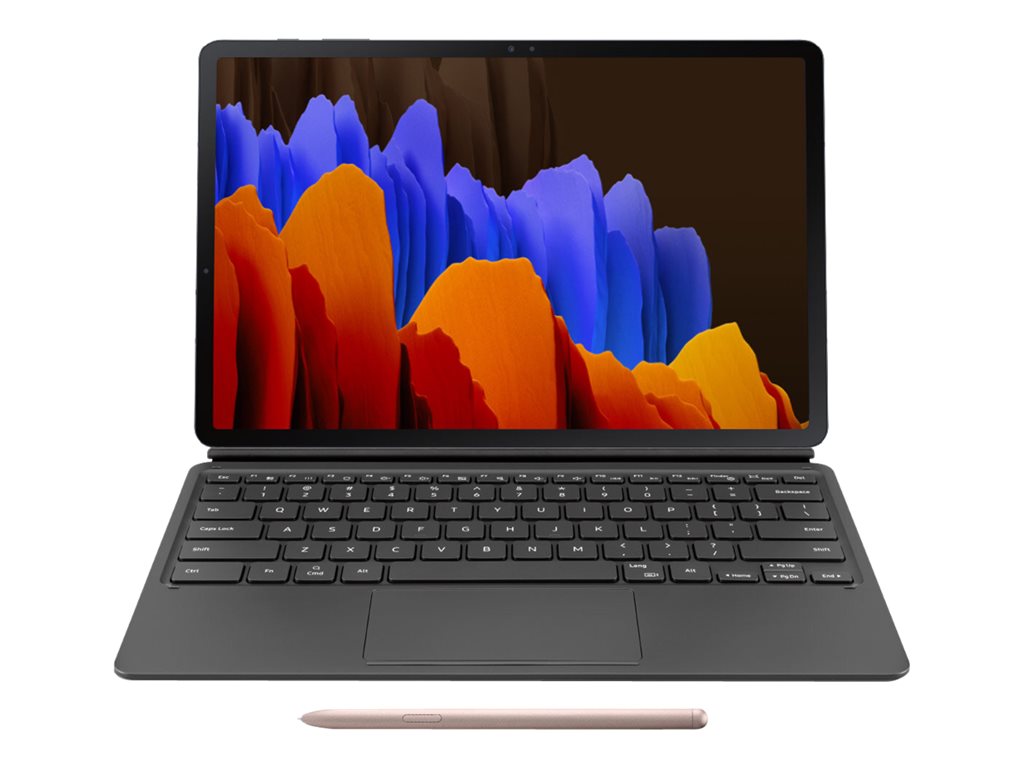 Samsung Galaxy Tab S7+ - Tablet - Android 13 - 128 GB - 12.4 Super AMOLED (2800 x 1752) - microSD slot - mystic bronze"