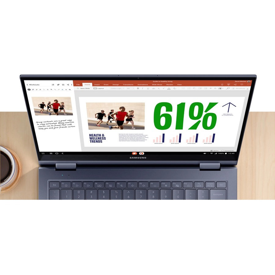 Samsung-IMSourcing Galaxy Book Flex2 Alpha NP730QDA-KA1US 13.3" Touchscreen Convertible 2 in 1 Notebook - Full HD - 1920 x 1080 - Intel Core i7 11th Gen i7-1165G7 2.80 GHz - 16 GB Total RAM - 16 GB On-board Memory - 512 GB SSD - Mystic Black