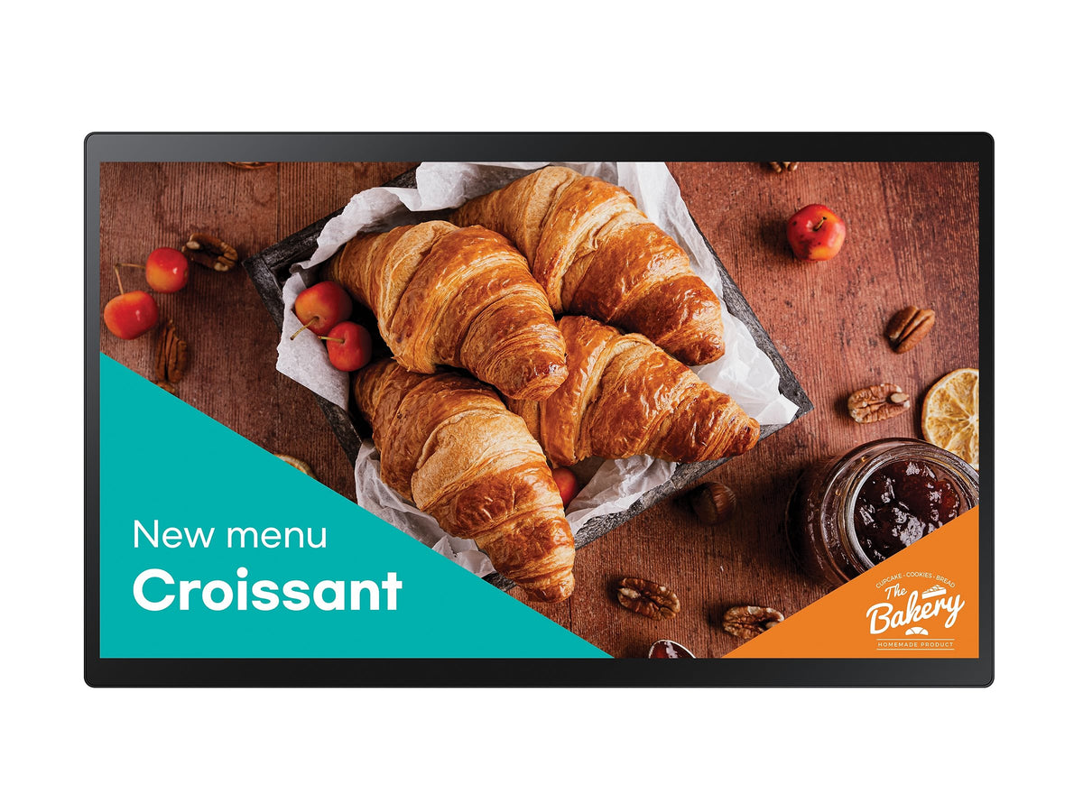 Samsung QB24C-T - 24 Diagonal Class (23.8" viewable) - QBC-T Series LED-backlit LCD display - interactive digital signage - with