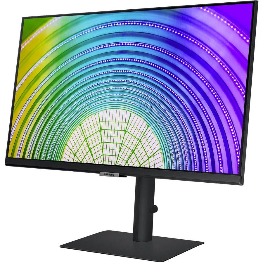 Samsung S24A600UCN 24 Class WQHD LCD Monitor - 16:9 - Black" LS24A600UCNXGO