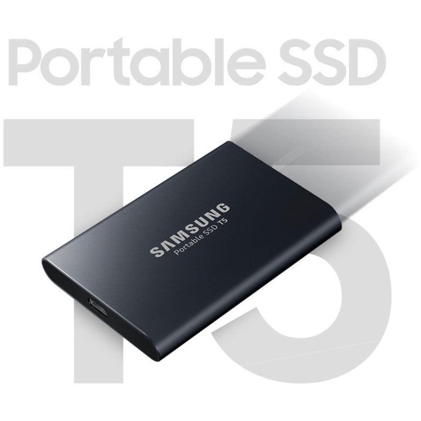 Samsung T5 2Tb Usb 3.1 Portable Solid State Drive, Retail (V-Nand)