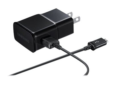 Samsung Travel Charger EP-TA12JBEU - Power adapter (11 pin Micro-USB (MHL)) - on cable: Micro-USB - black - for Galaxy
