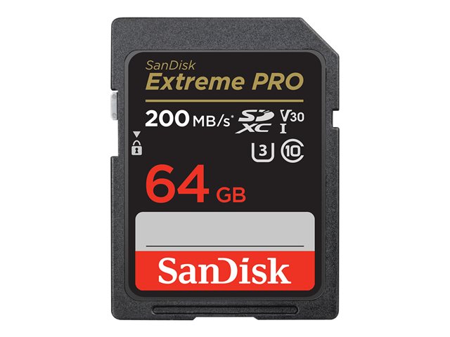 SanDisk Extreme PRO 64 GB Class 10/UHS-I (U3) V30 SDXC
