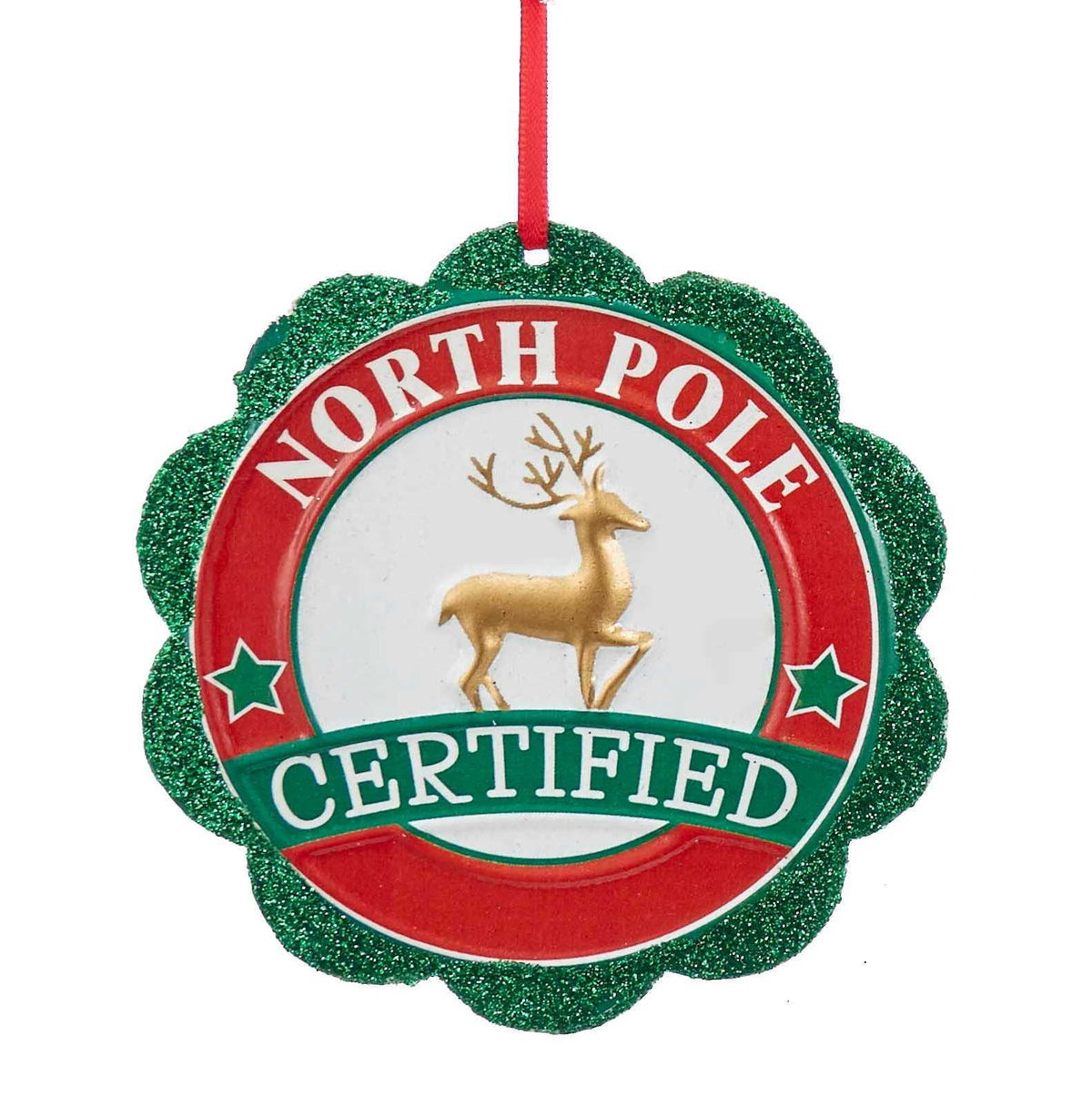 Santa Seal of Approval Ornament - Santa's Express