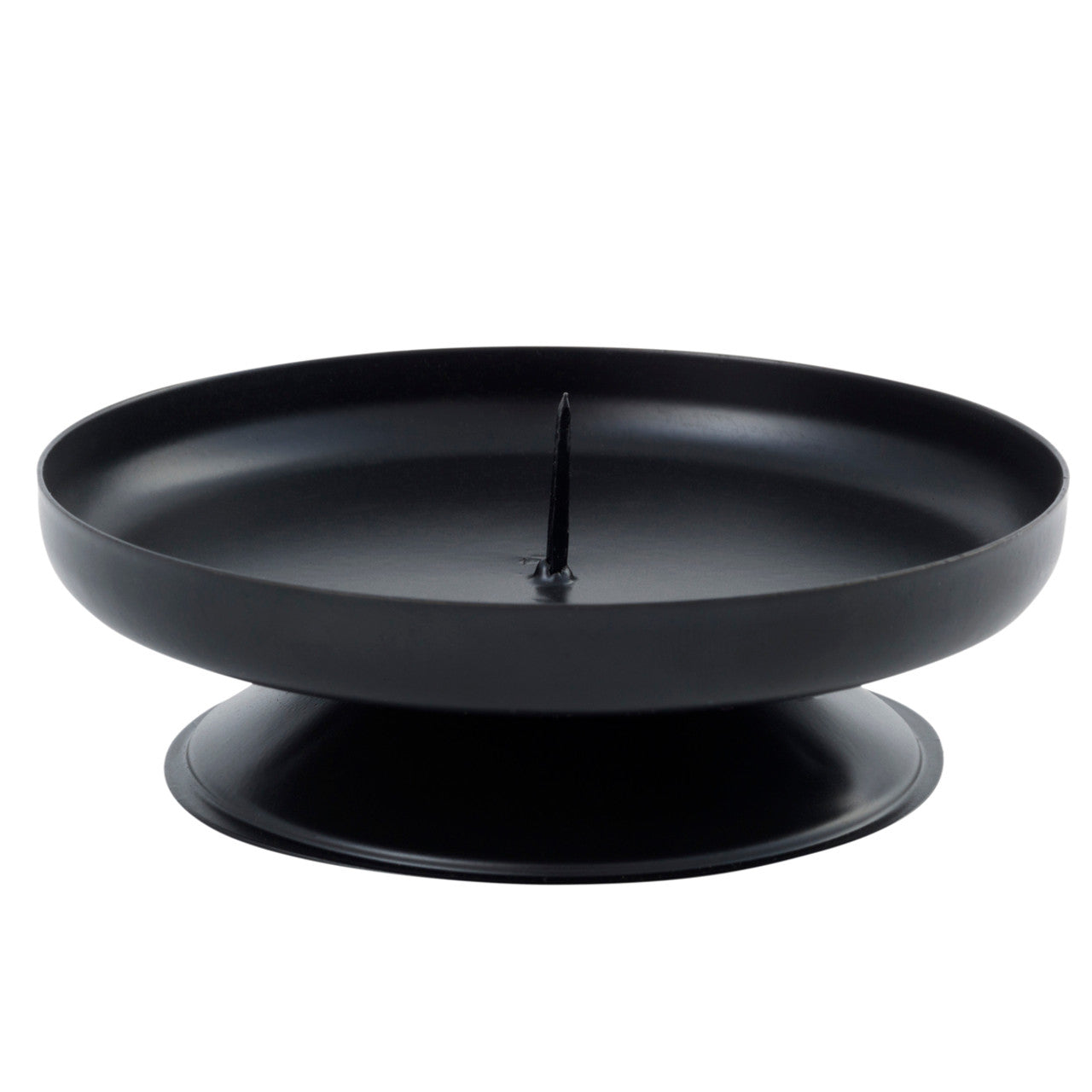 Scandinavian Pillar Candle Holder - Black