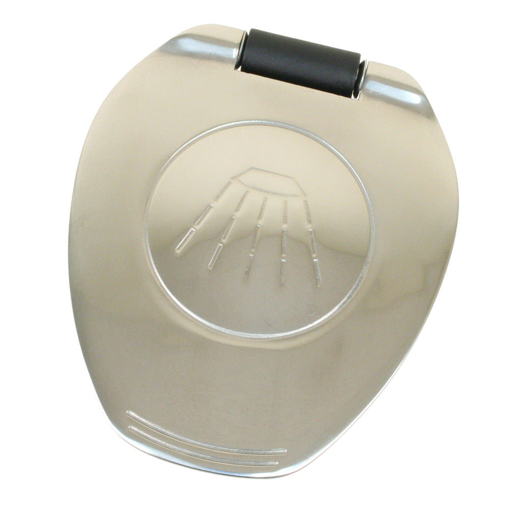 Scandvik Black & SS Recessed Transom Shower Handle/Hose - Vertical/Horizontal Mount -