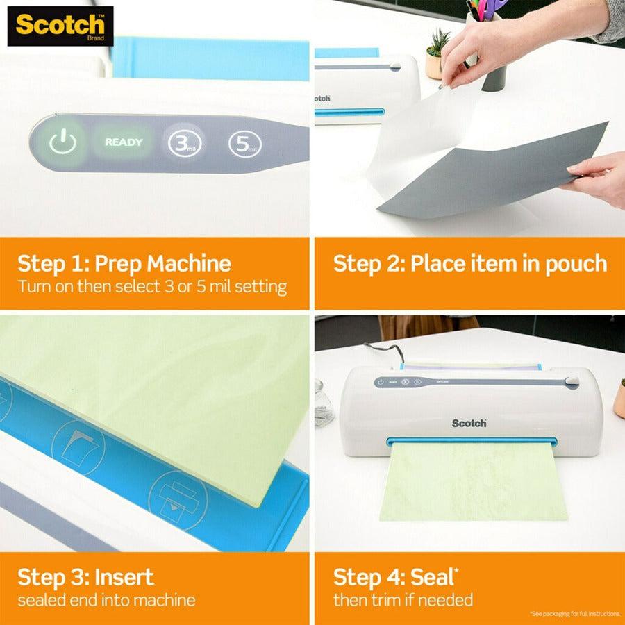 Scotch Thermal Laminating Pouches TP3854200