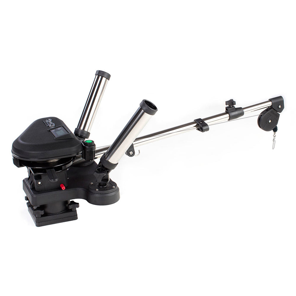 Scotty 2116 HP Depthpower Electric Downrigger 60" SS Telescoping Boom w/Swivel Base - Dual