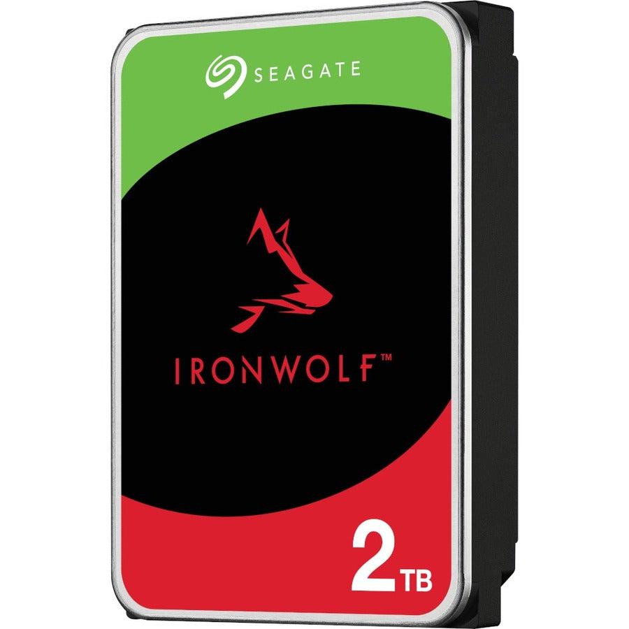 Seagate IronWolf ST2000VN003 2 TB Hard Drive - 3.5" Internal - SATA (SATA/600) - Conventional Magnetic Recording (CMR) Method
