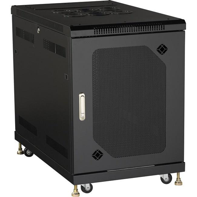 Server Cabinet 15U Select Plus with Mesh Front Door - Black Box Network Rack | TecISoft RM2500A