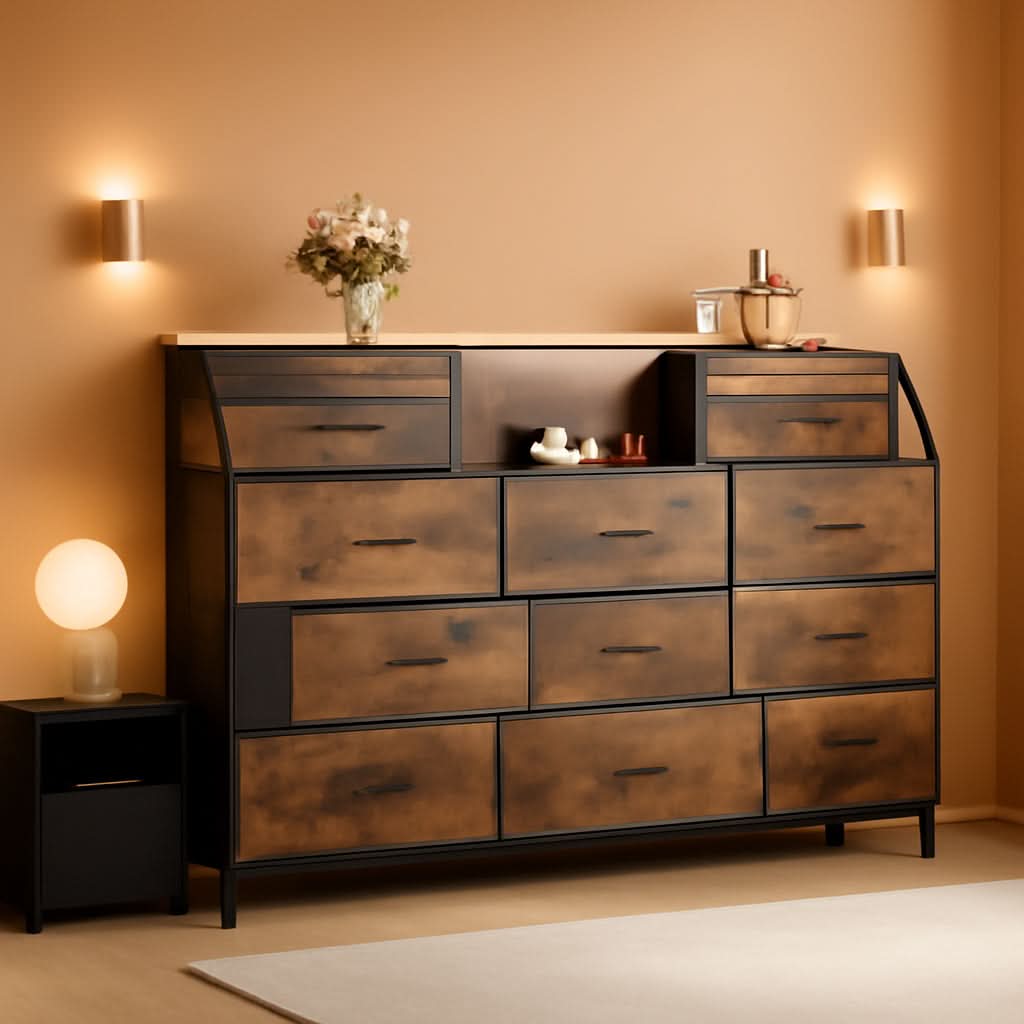 SeventyTwoInch-Wide-Dresser-With-Fabric-Drawers-RusticBrownWoodTop.jpg